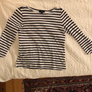 J Crew boat neck bretton top